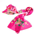 New Spring Floral Print Silk Wool Shawl